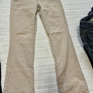 American Eagle Outfitters Tan Boot Cut Pants